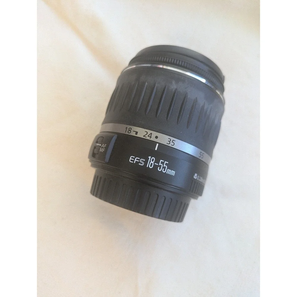 Canon EF-S 18-55mm f/3.5-5.6 Zoom Lens for DSLR Cameras Black